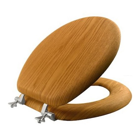 Oak RND Toilet Seat